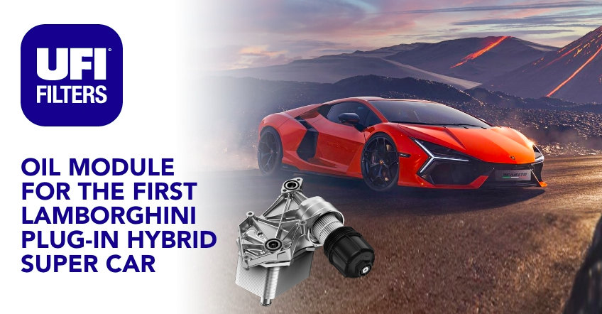 TECNOLOGIA UFI FILTERS PER REVUELTO, LA PRIMA LAMBORGHINI IBRIDA PLUG-IN